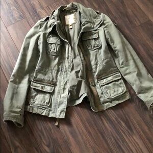 Distressed “military” style jacket